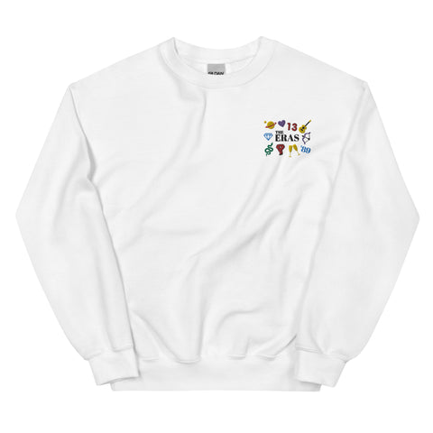 Swiftie Eras Embroidered Symbols Crewneck Sweatshirt