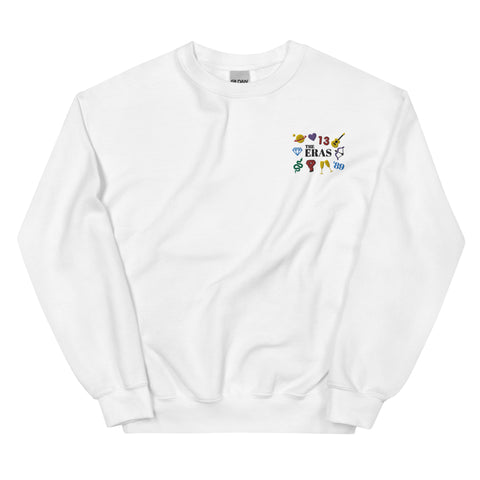 Swiftie Eras Embroidered Symbols Crewneck Sweatshirt