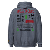 Recipe Hoodie, Christmas Recipe Hoody, Sugar Cookies Recipe Holiday Sweatshirt Unisex Hoodie