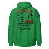 Recipe Hoodie, Christmas Recipe Hoody, Sugar Cookies Recipe Holiday Sweatshirt Unisex Hoodie