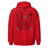 Recipe Hoodie, Christmas Recipe Hoody, Sugar Cookies Recipe Holiday Sweatshirt Unisex Hoodie