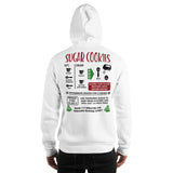 Recipe Hoodie, Christmas Recipe Hoody, Sugar Cookies Recipe Holiday Sweatshirt Unisex Hoodie