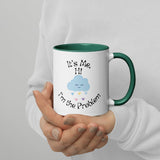 Its Me Hi I'm the Problem Coffee Cup Mug, Funny Girlfriend Mug, TS Lyrics Coffee Cup, Midnights Merch, TS Mug Coffee CupMug with Color Inside