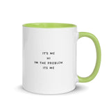 "Its Me Hi I'm the Problem its Me" Two Toned Mug, Swiftie Gift Mug, Taylor Fan Funny Coffee CupMug