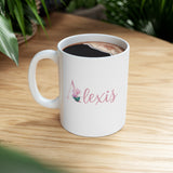 Personalized Gift Mug with Flowers | 11oz Ceramic Mug