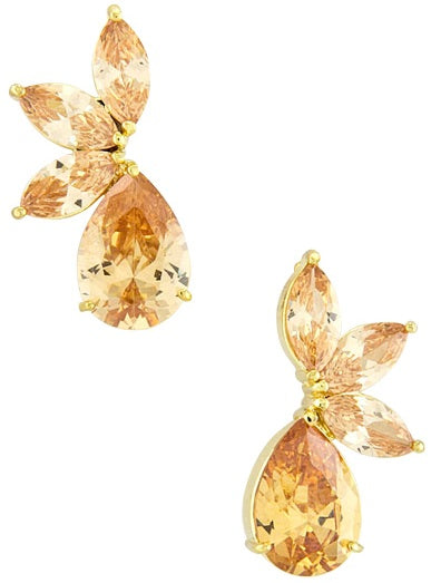 14 Karat Gold Topaz Earrings - My Jewel Candy