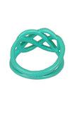 Mint Dipped Pretzel Ring - My Jewel Candy - 2