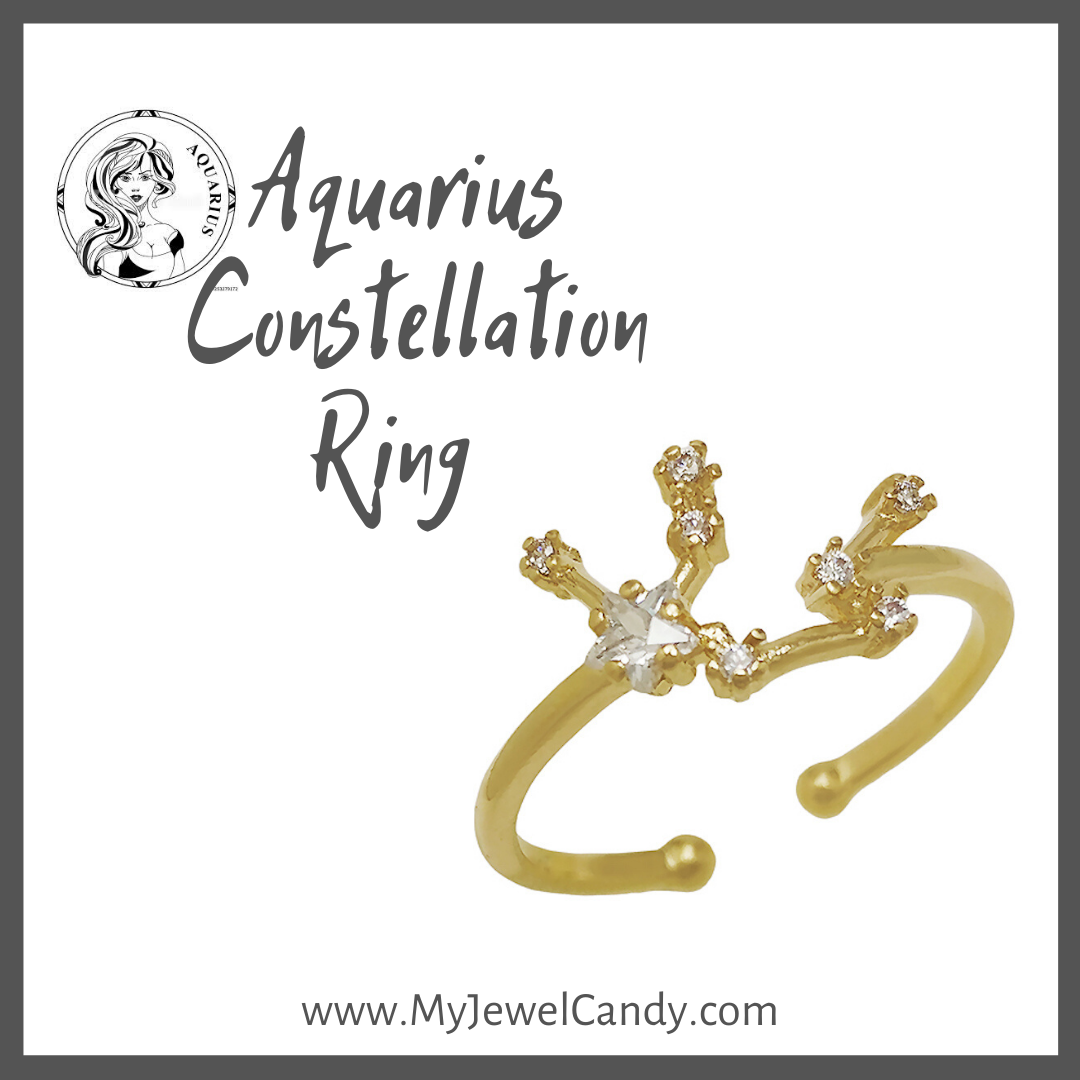 Zodiac Constellation Rings Jewel Candy