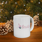 Personalized Gift Mug with Flowers | 11oz Ceramic Mug