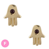 Hamsa Evil Eye Crystal Earrings - My Jewel Candy - 6