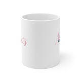 Personalized Gift Mug with Flowers | 11oz Ceramic Mug