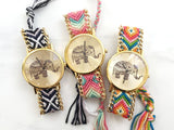 Social Saints Save Elephants Friendship Bracelet Watch