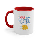 Cute Hanukkah Gift Mug | Happy Hanukkah | Jewish Personalized Gift |  Boyfriend or Girlfriend Chanukah Present, Funny Jewish Mug, I love you