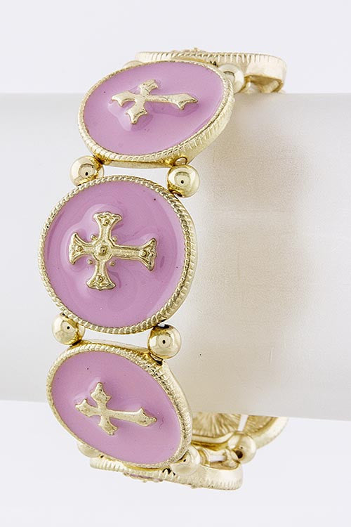 Cross Pendant Bracelet - My Jewel Candy