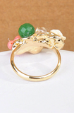 Rose and Clustered Gems Ring - My Jewel Candy - 2