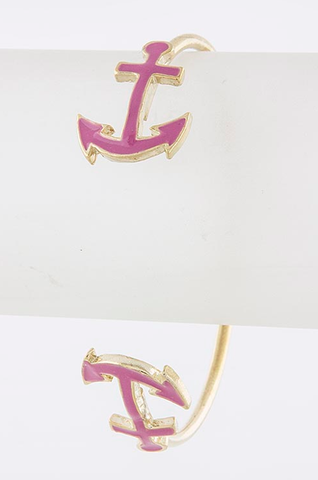 Anchor Charm Cuff - My Jewel Candy