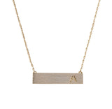 Celebrity Letter Bar Necklace Trend - My Jewel Candy - 2