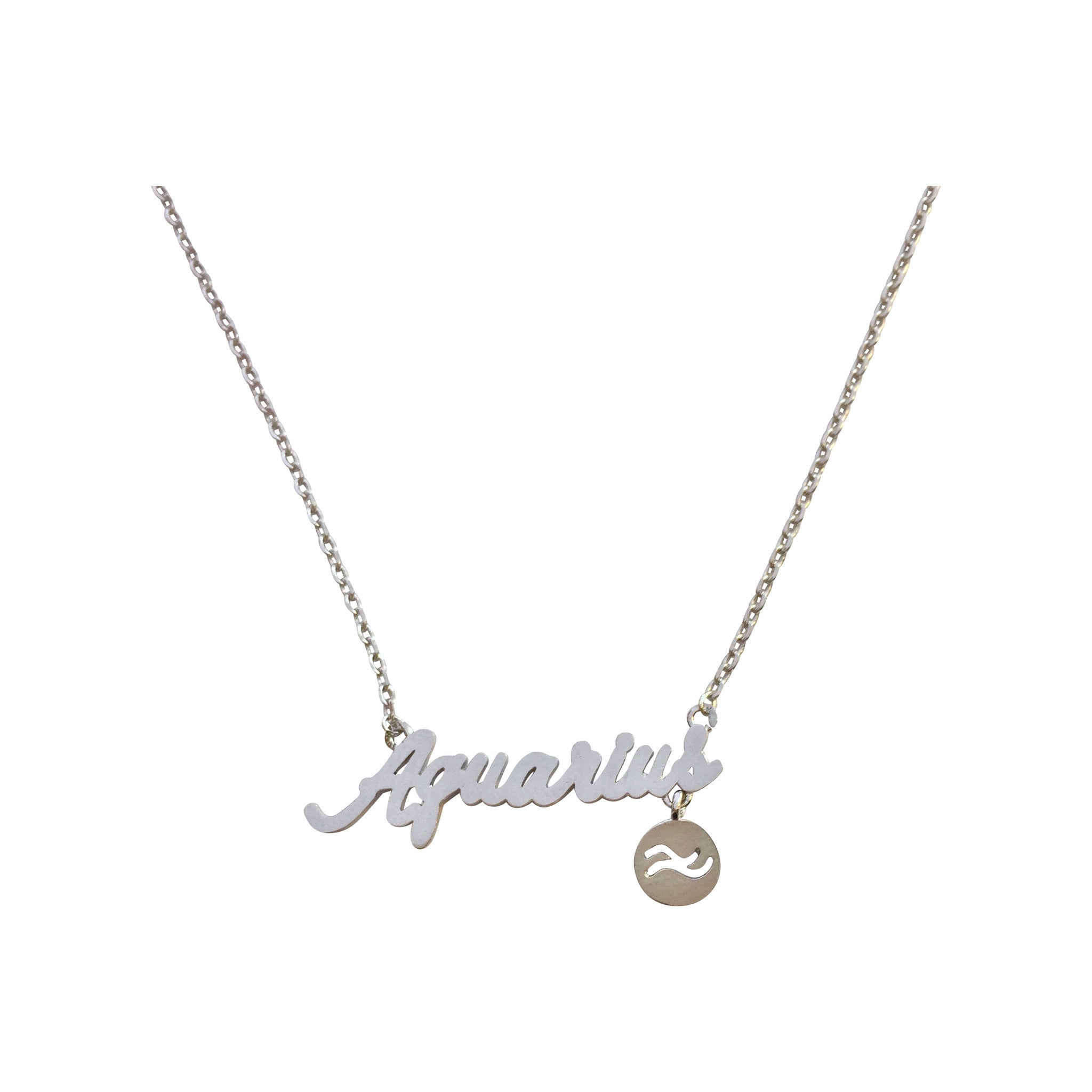 Aquarius Pendant Necklace - Sterling Silver / Pendant Only | Aquarius  pendant necklace, Aquarius pendant, Indie and harper