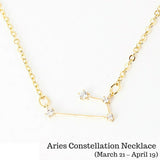 Aries Constellation Zodiac Necklace (03/21-04/20) - As seen in Real Simple, People Magazine & more