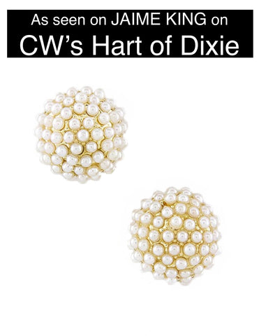 Pearl Cluster Earrings - My Jewel Candy - 1