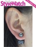 Double-Sided Cube Earrings (As seen in People Style Watch Magazine) - My Jewel Candy - 1