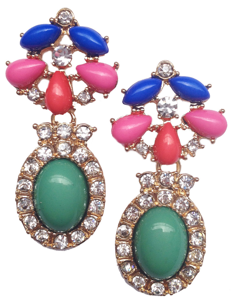 Colorful Crystal Earrings - My Jewel Candy