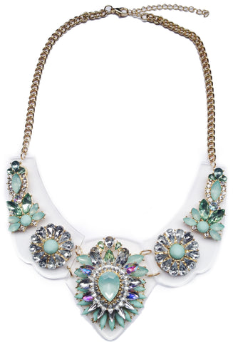 Mint Enchanted Gems Necklace - My Jewel Candy - 1