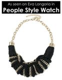 Eva Longoria Bib with Gold Chain Necklace - My Jewel Candy - 2