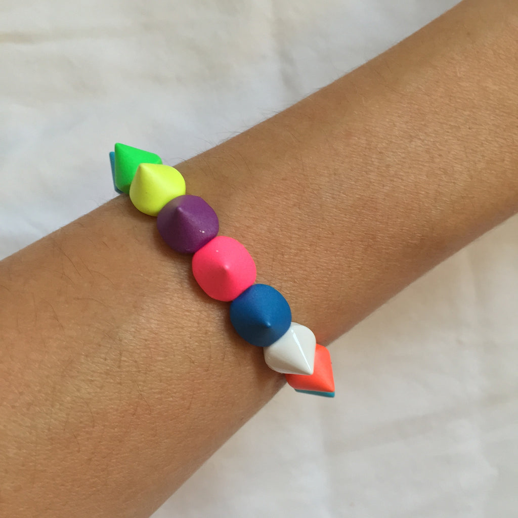 Coloured spike 6 Bracelet - My Jewel Candy