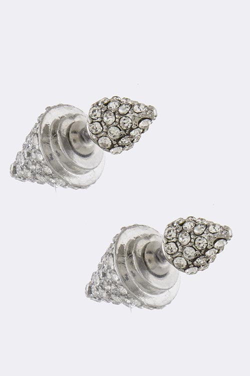 Double spike deals earrings