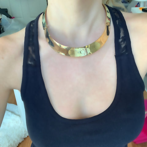 Gold Collar Necklace (Only ONE available)