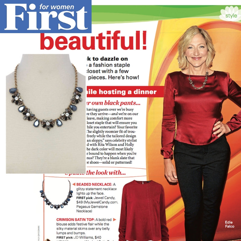 Pegasus Gemstone Necklace (As seen on Edie Falco in First for Women)