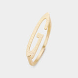 Monogram Letter Rings