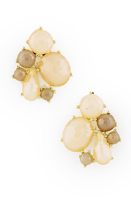 Gem Cluster Stud Earrings - My Jewel Candy