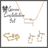Gemini Zodiac Jewelry Constellation Holiday Gift Set