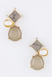 Gray Smolder Earrings - My Jewel Candy - 1