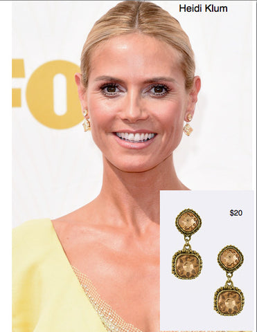 Emmy Look For Less - Heidi Klum's Earrings - My Jewel Candy