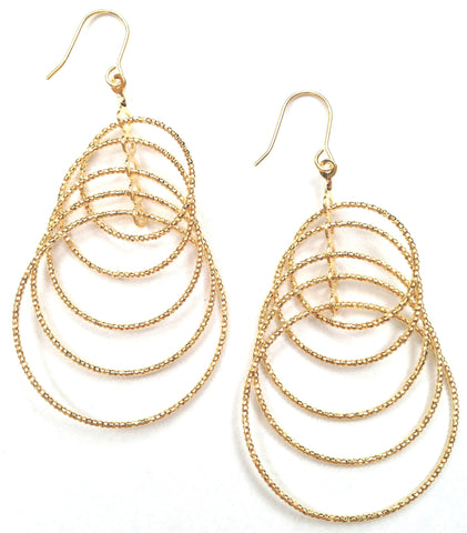 Round Layered Hoop Earrings - My Jewel Candy