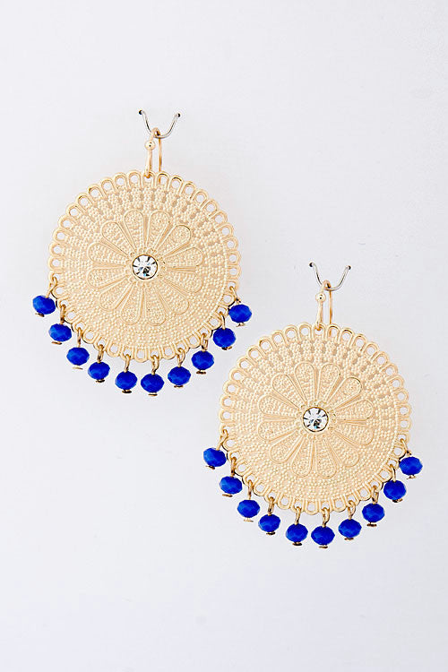 Beaded Dangle Earrings (As seen in People Style Watch Magazine)