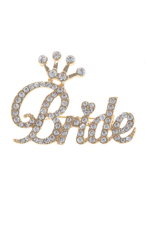 Crystal Bride Pin