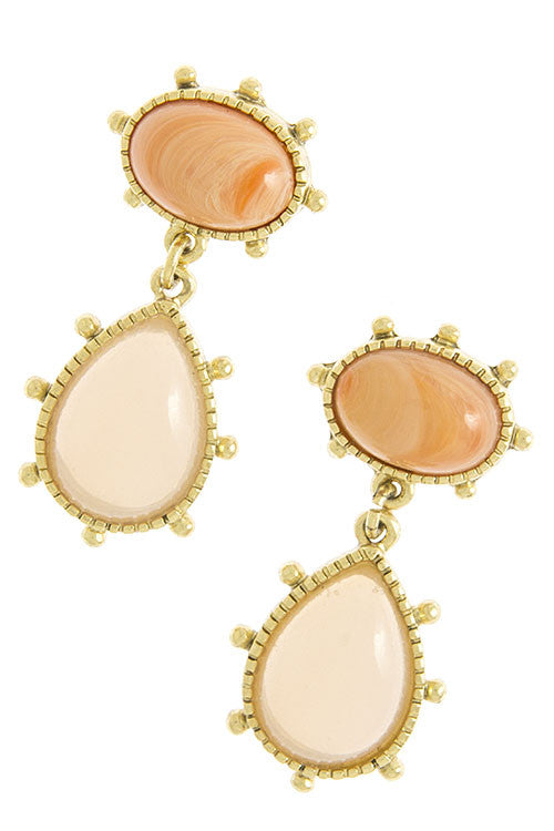 Peach Bellini Earring - My Jewel Candy - 1