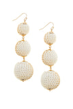 Jingle Balls Earrings (Greys)