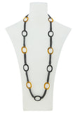 Faux Tortoise Shell Necklace