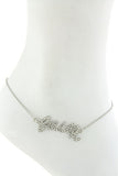 $7 Crystal "Faith" Anklet  (48 hour promotional deal) - My Jewel Candy - 2