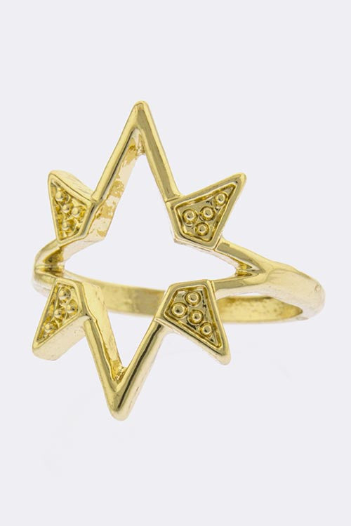 Aura Gold Ring Knuckle Ring - My Jewel Candy