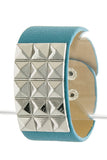 Vegan Leather Studded Bracelet