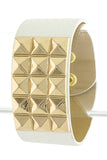 Vegan Leather Studded Bracelet