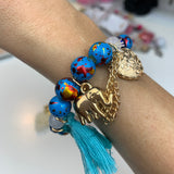 Save Elephants Beaded Stack Bracelets