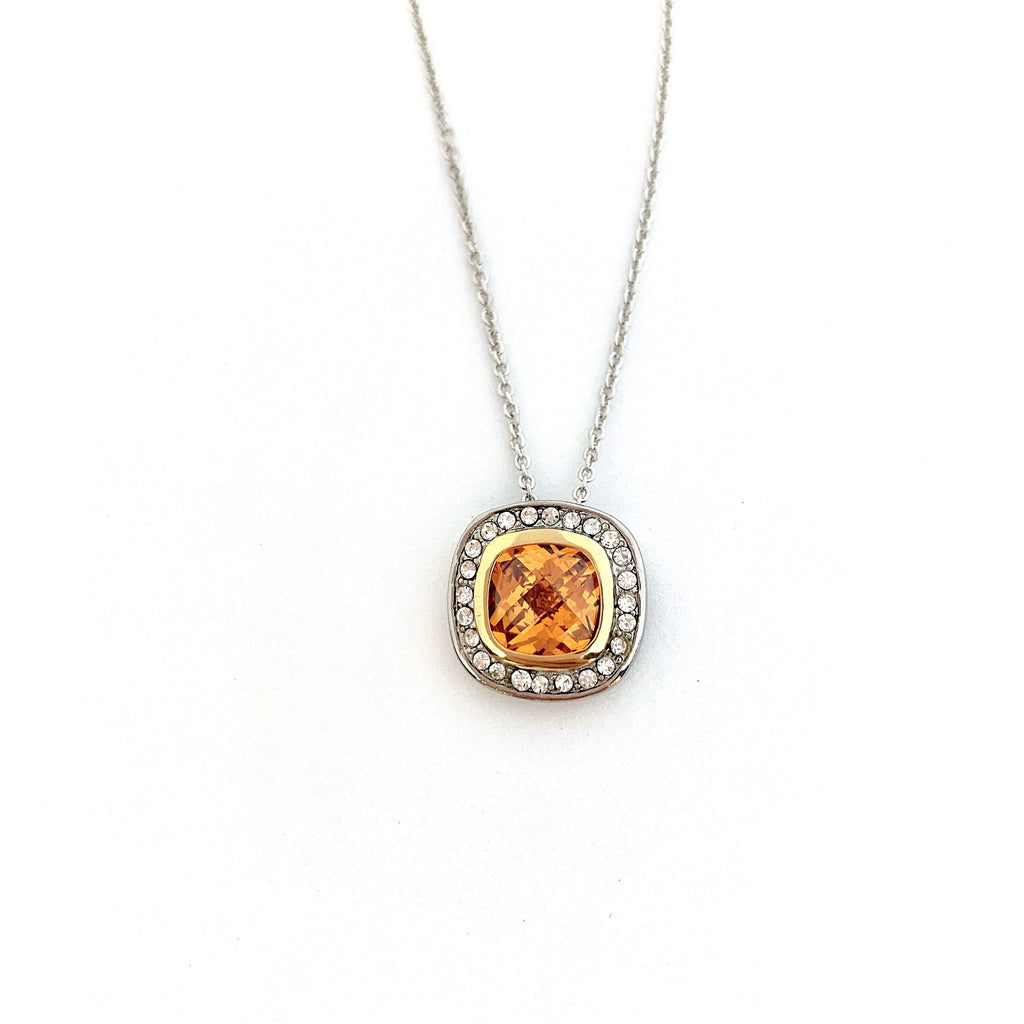 "Around the World" Amber Necklace