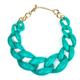 Linked-In Turquoise Necklace